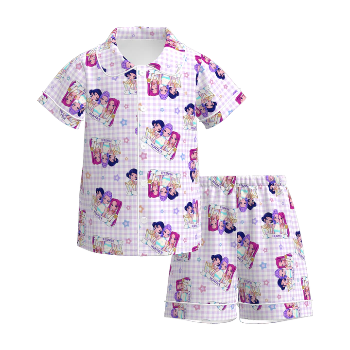 KPop Demon Hunters printed  sleepwear set