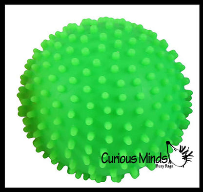 1 Spiky Bumpy Soft Doh Filled 1.7" Stress Ball - Squishy