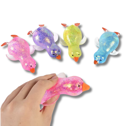 Glitter Sugar Squishy Goose