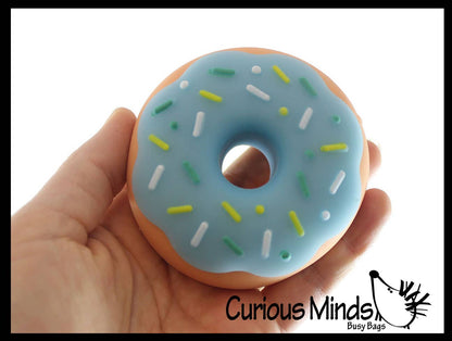 Cute Doughnut Soft Doh Filled Stretch Ball