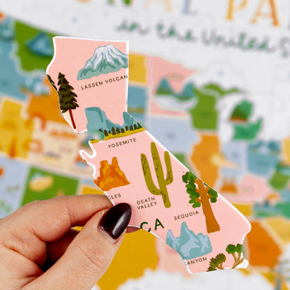 National Parks in the US - 110 Piece Jigsaw Puzzle