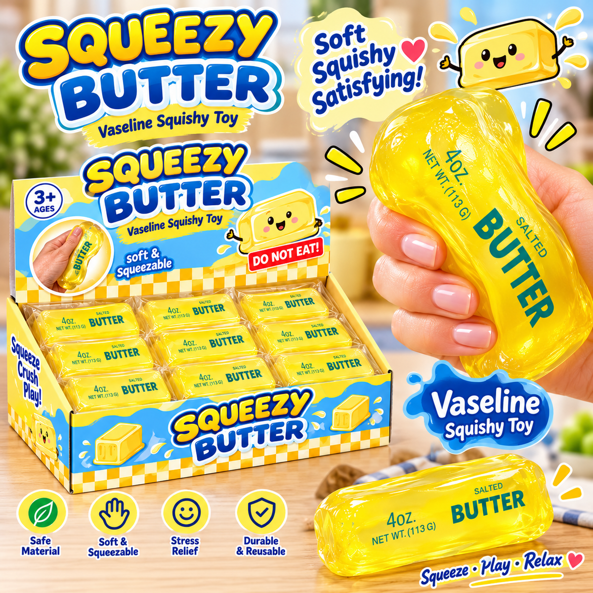 Vaseline Butter — Ultra Soft “Oil Squish” Butter Stick