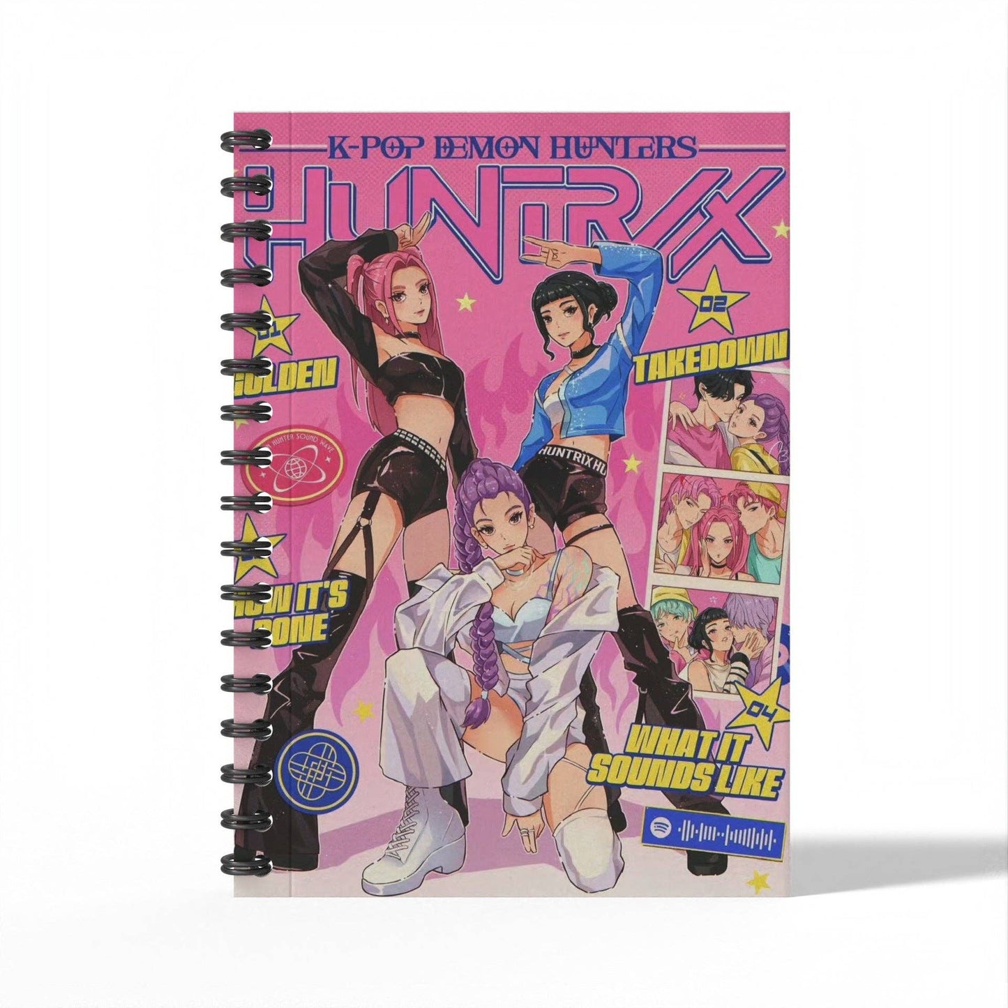Kpop Demon Hunters coil notebook