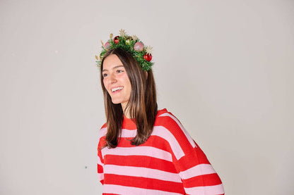Deck the Halls Wreath Novelty Headband