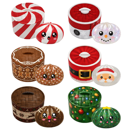 Fun Doh Petite (Mini) Squishy Christmas Dumplings Toy