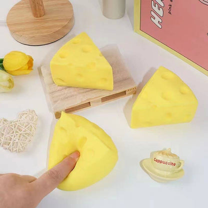 Cheese Triangles Squishy Squeeze Toy Fidget Toy