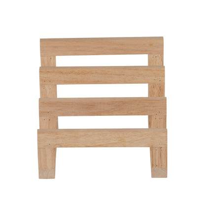 Platter, Plate, and Cutting Board Rack - Wood