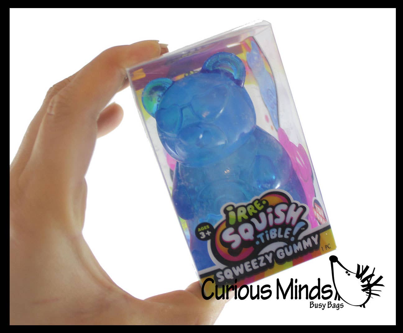 Gummy Bear Jelly Filled Stress Ball - Squishy Sensory Fidget