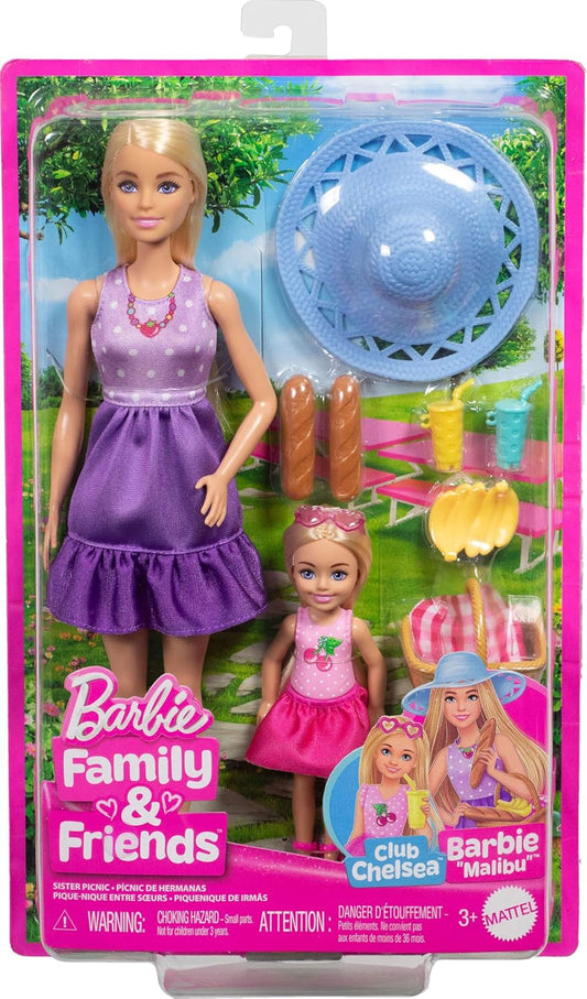 Barbie Malibu & Chelsea.  Picnic-Themed Playset