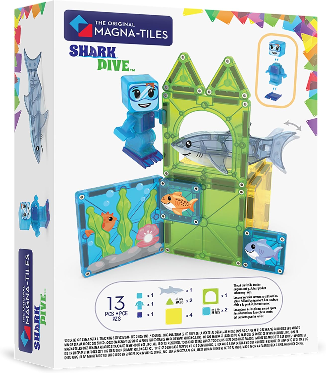 Magnatiles Shark Dive