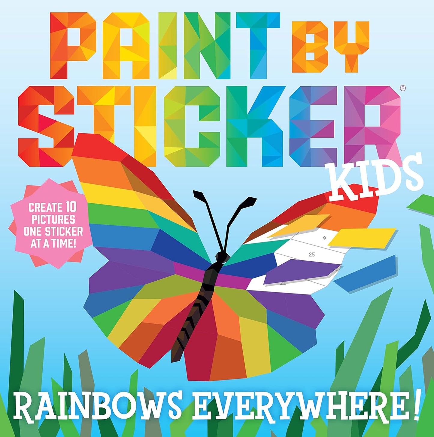Paint by Sticker kids Rainbows Everywhere