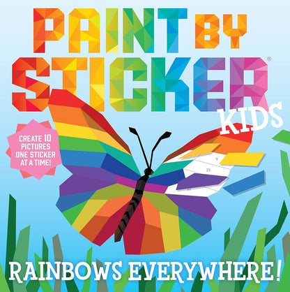 Paint by Sticker kids Rainbows Everywhere