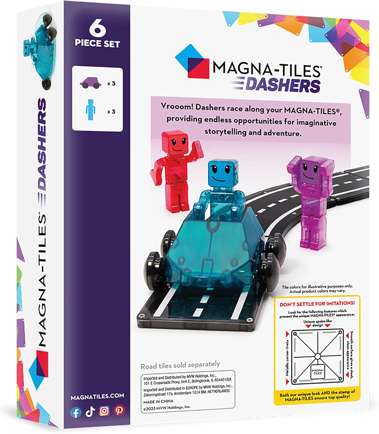 Magnatiles  Dasher 6 Piece