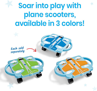 Plane Glider Scooter Board Green