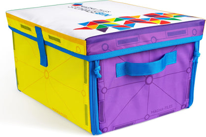 Magnatiles Storage Bin & Interactive Play Mat