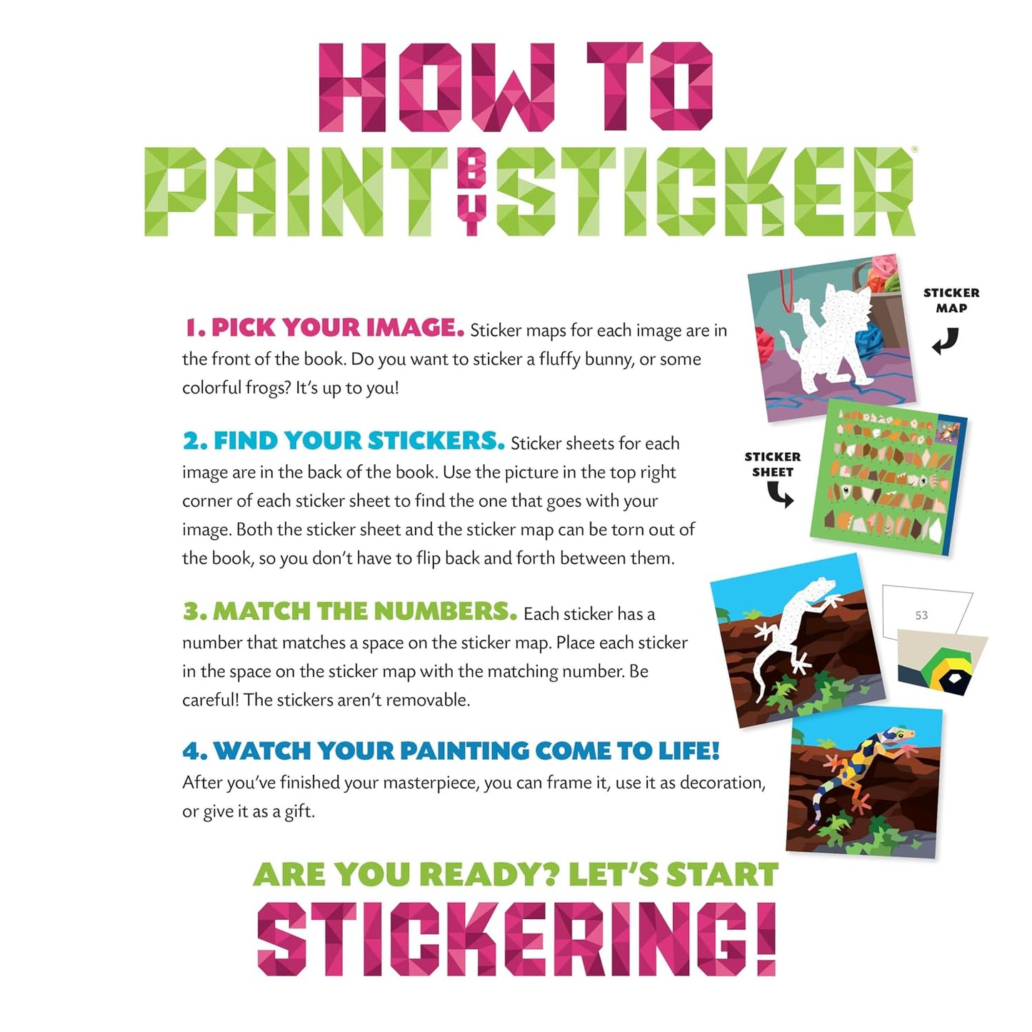 Paint by Sticker Kids Pets