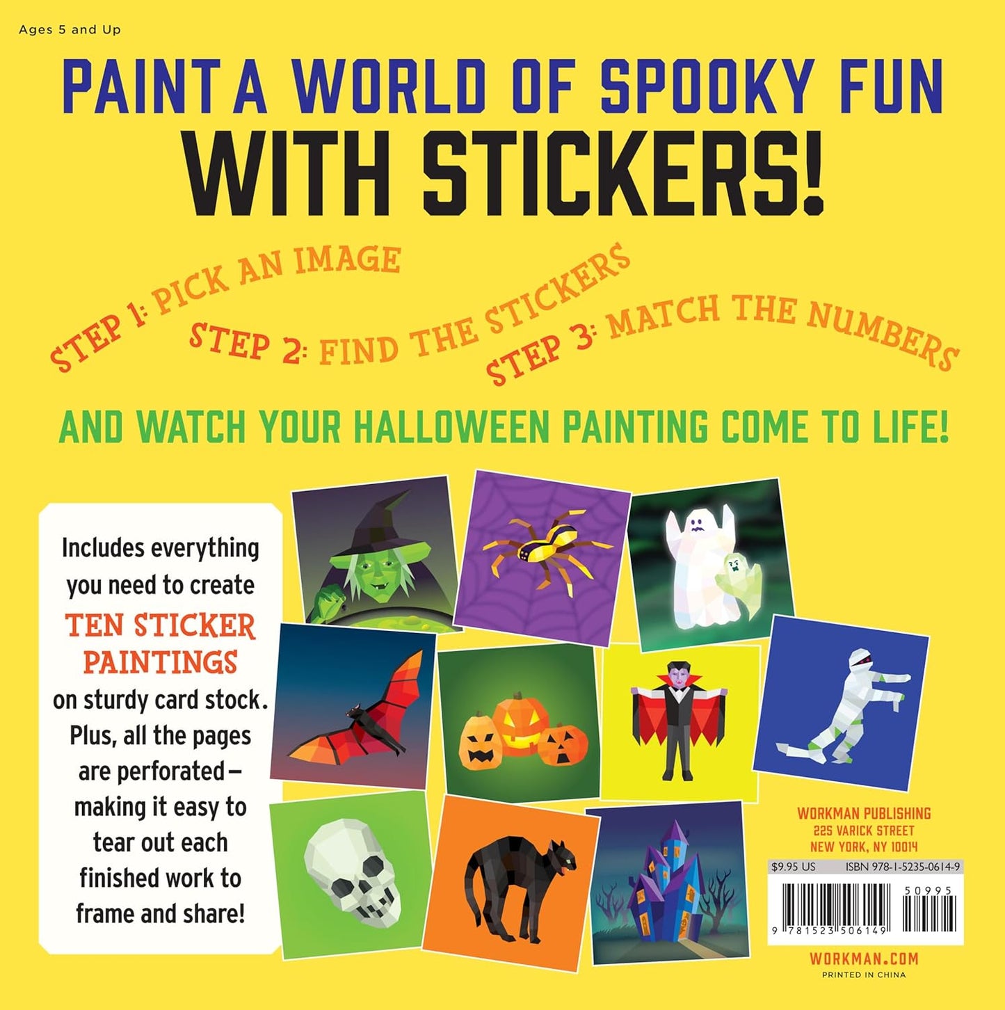 Paint by Sticker Kids Halloween