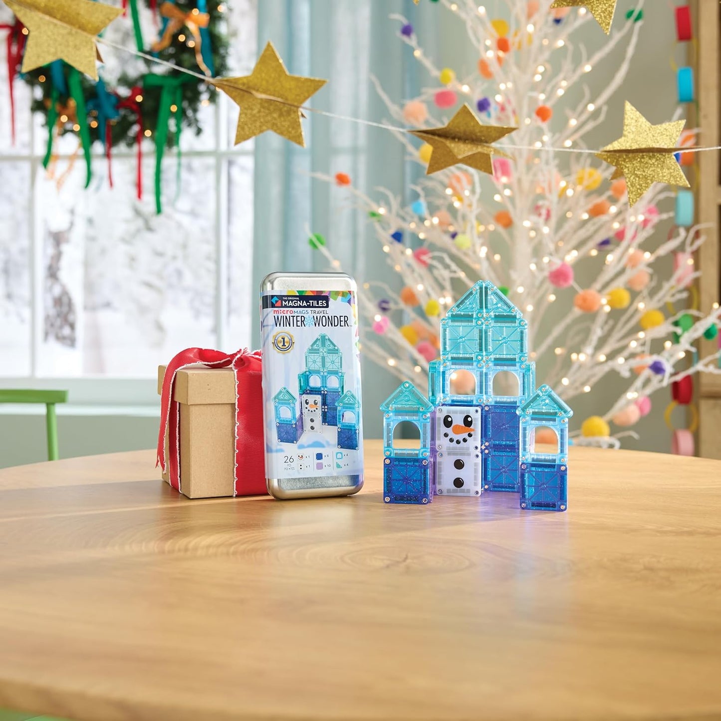 Magnatiles Micromags Winter Wonder Travel Set 26 piece