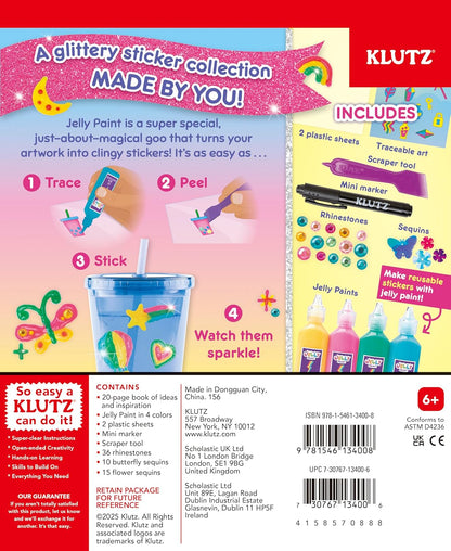 Paint & Peel Jelly Stickers Glitter