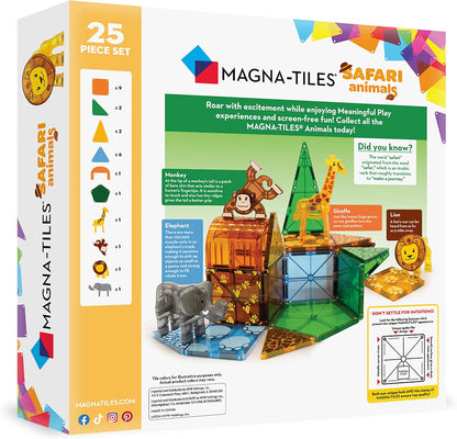 Magnatiles Safari Animals 25 piece set