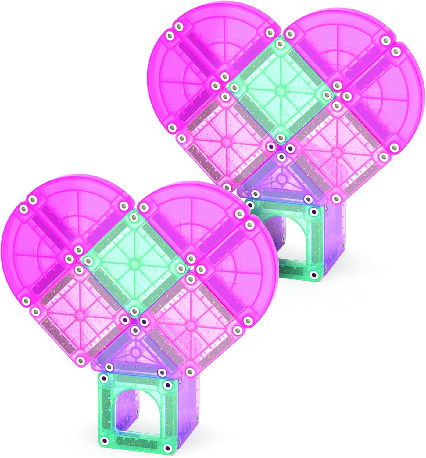 Magna-Tiles MicroMags Travel Heart to Heart