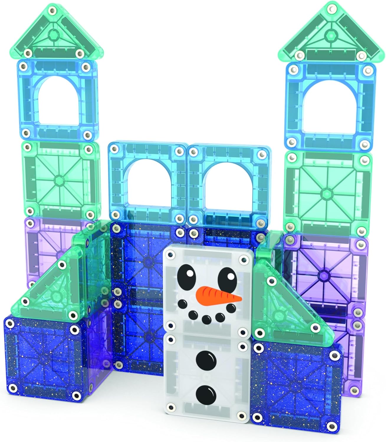 Magnatiles Micromags Winter Wonder Travel Set 26 piece
