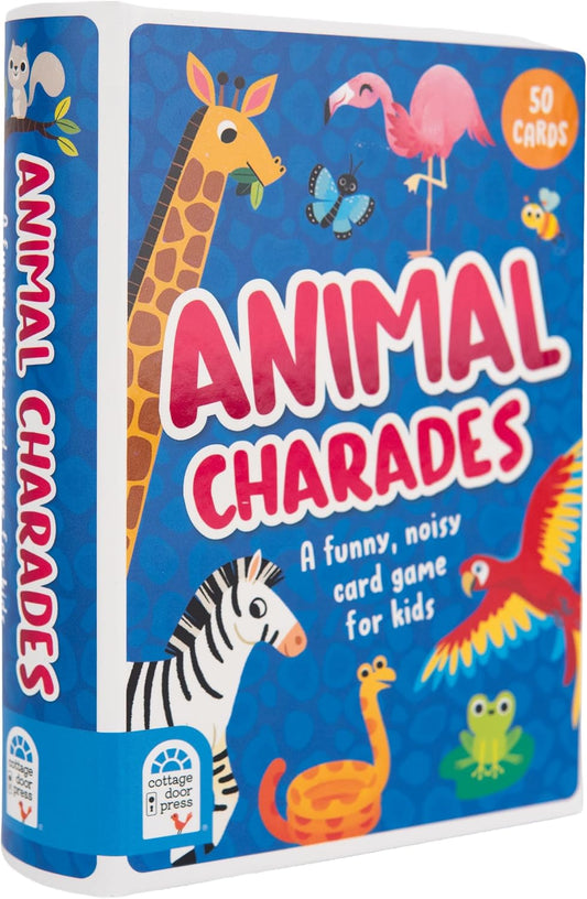 Animal Charades Flash Card Game for Kids - 50 Cards