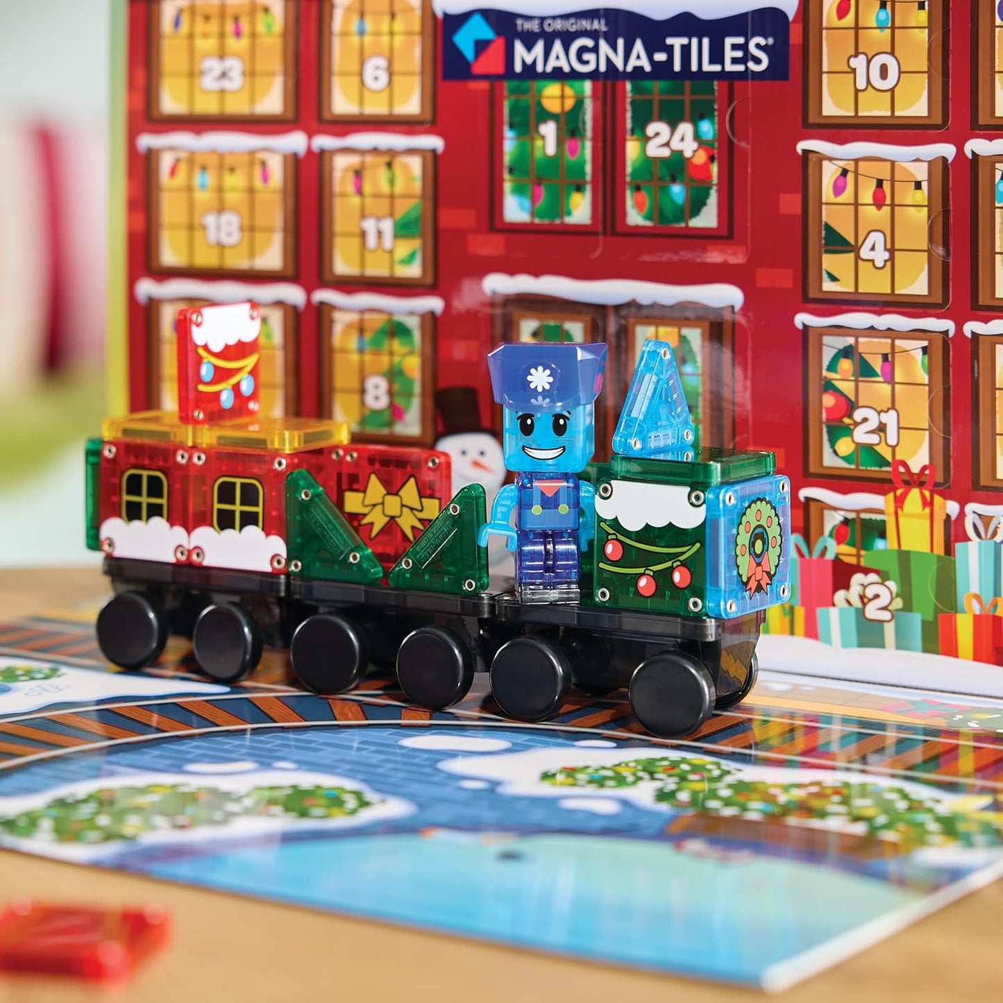 Magnatiles Advent Calendar 34 piece Set