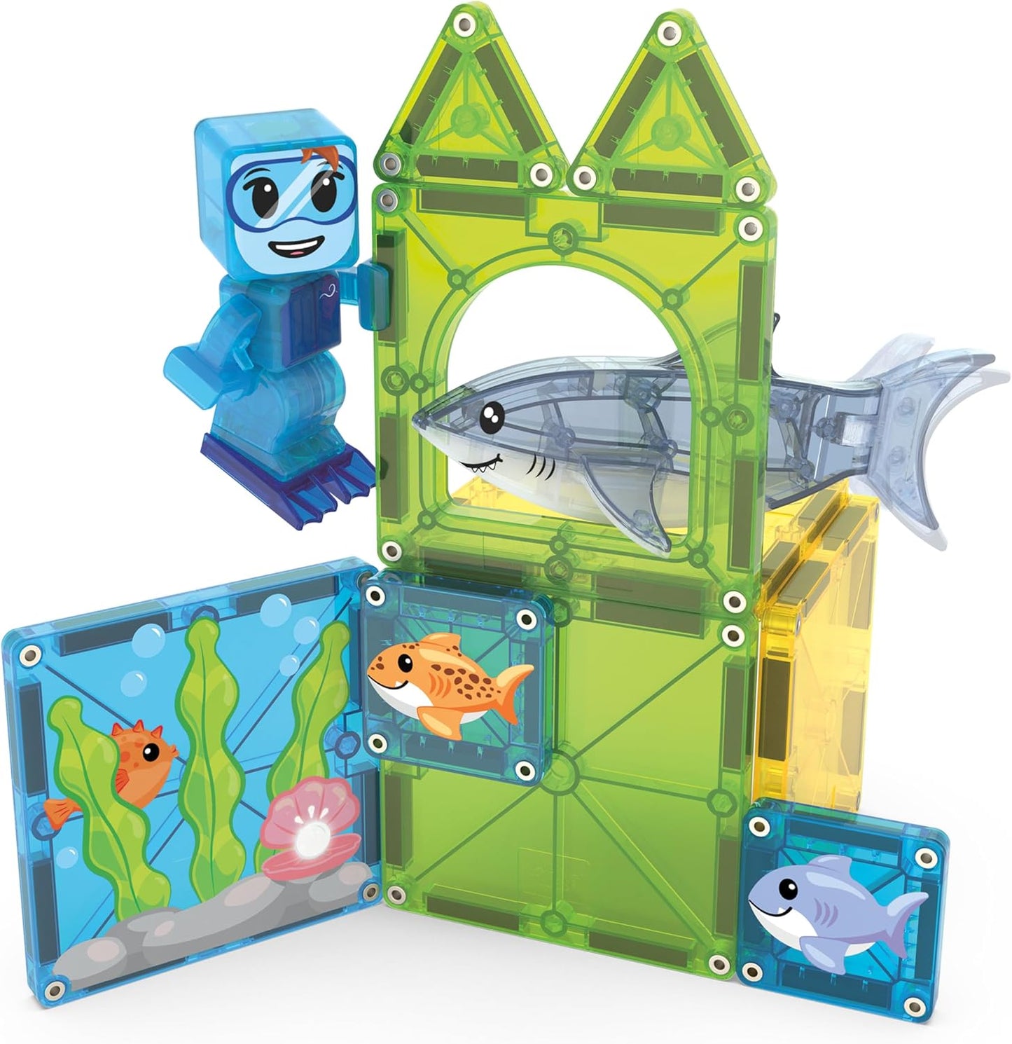 Magnatiles Shark Dive