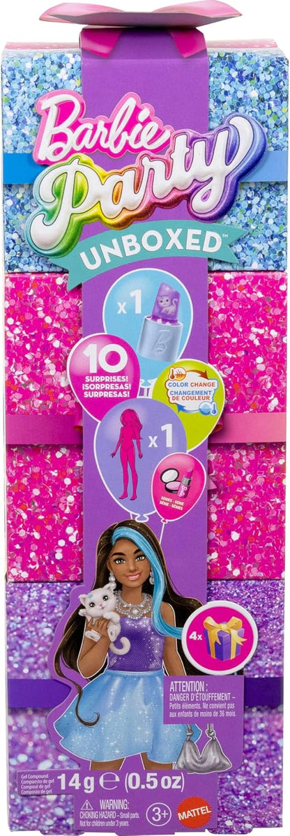 Barbie Party Unboxed Doll and Accessories