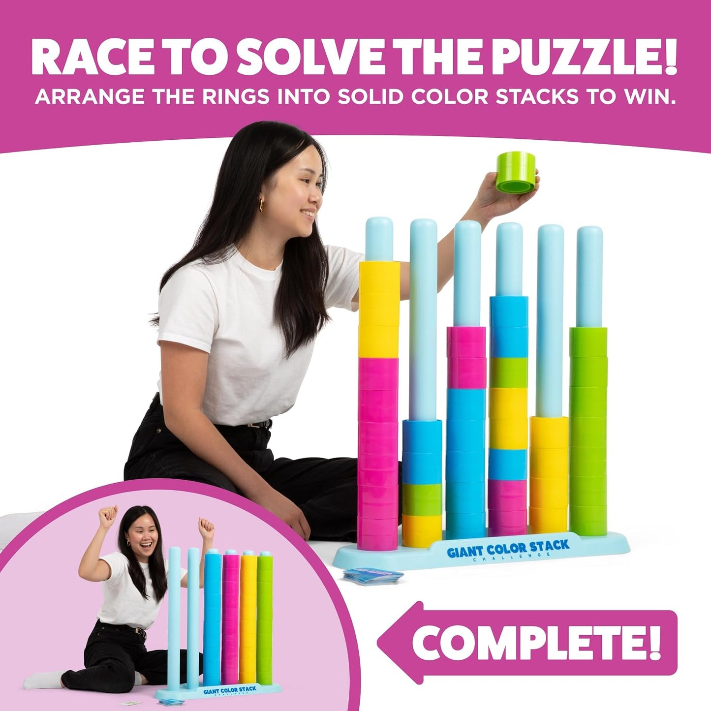 Giant Color Stack Challenge