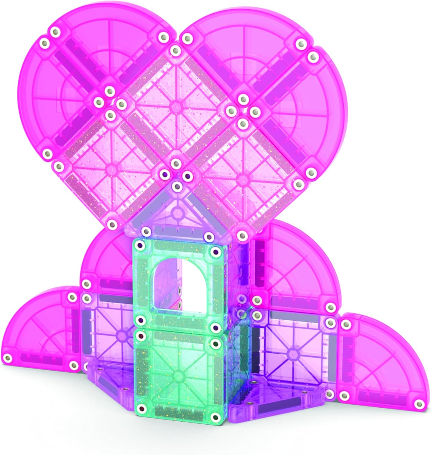 Magna-Tiles MicroMags Travel Heart to Heart