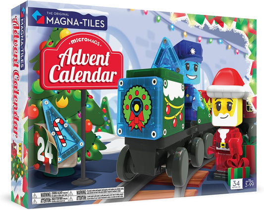 Magnatiles Advent Calendar 34 piece Set