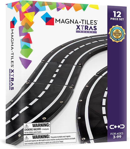 Magnatiles Xtras Roads 12 Piece Set