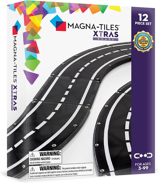 Magnatiles Xtras Roads 12 Piece Set