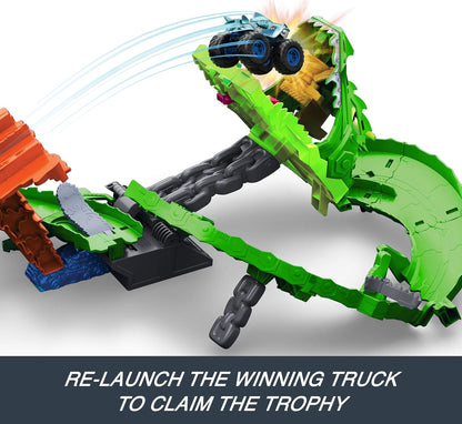 Hot Wheels: Monster Trucks: Sharks vs Dinos Dragon Playset