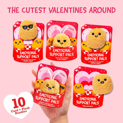 Emotional Support Nuggies Valentine's Day Cards