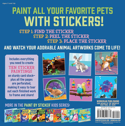 Paint by Sticker Kids Pets