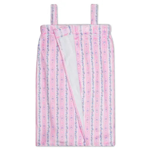 Floral Stripes Spa Wrap M-L
