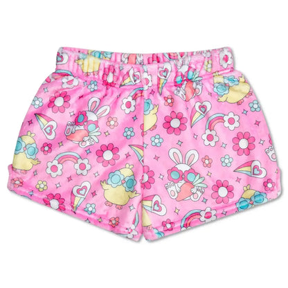 Flower Chicks Plush Shorts Small