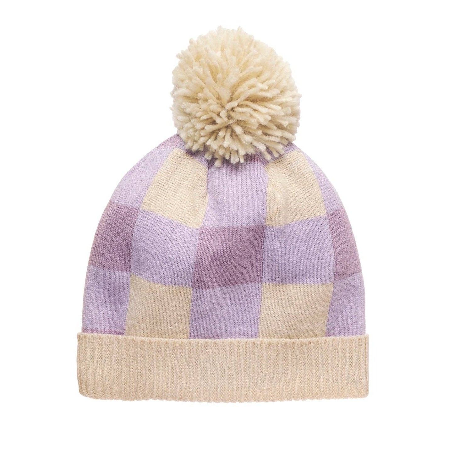 Gingham Knitted Hat 3-6 Years