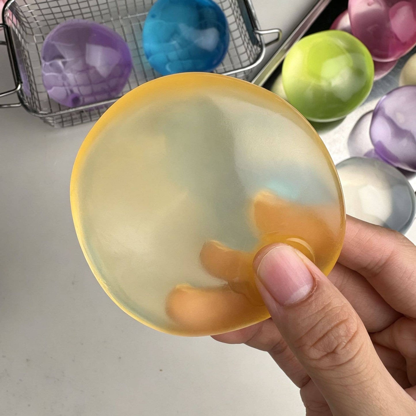 Coconut Oil Squishy Stress Ball