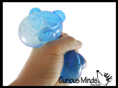 Gummy Bear Jelly Filled Stress Ball - Squishy Sensory Fidget