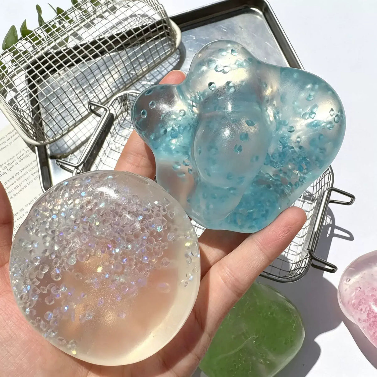 Pearl Vaseline Squishy Stress Relief Ball