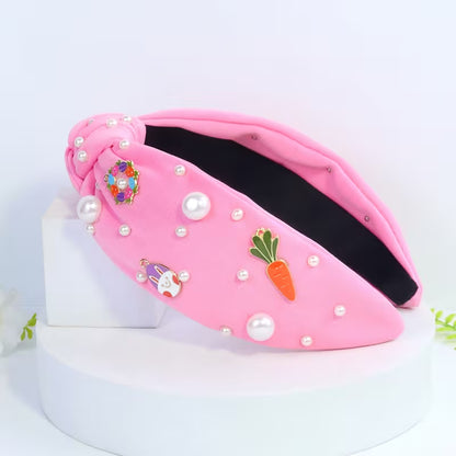 Egg Wreath Pearl Lt Pink