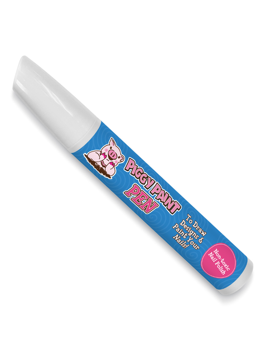 Blazin' BLUE Piggy Paint Pen Non-Toxic Kids Nail Polish