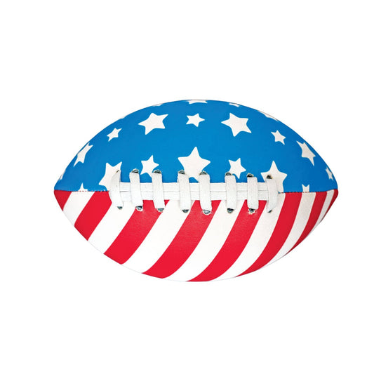 🏈 Patriotic Water Football – Stars, Stripes & Spirals