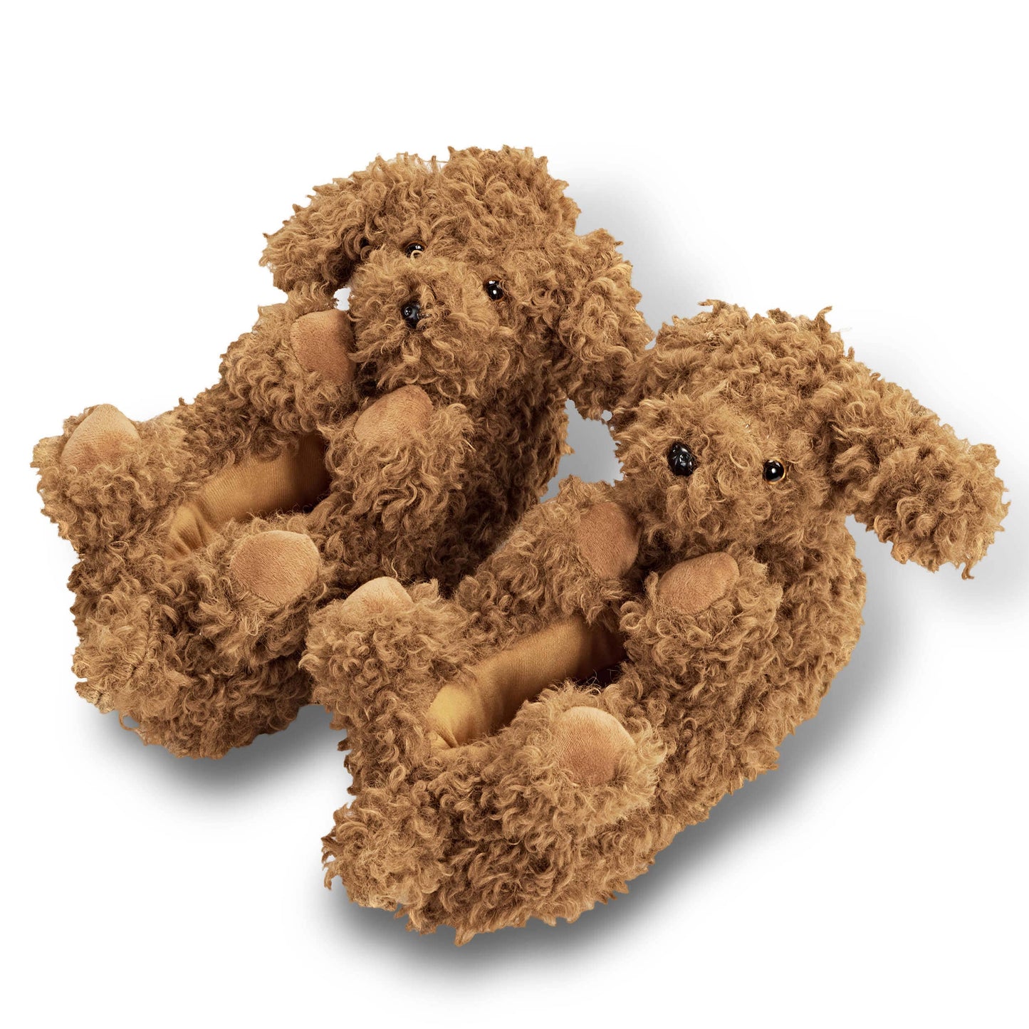 Coco the Doodle | Kid's Funny Animal Plush Non-Slip Slippers
