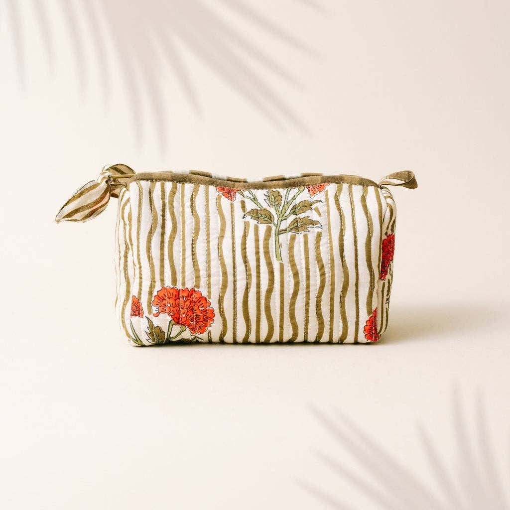 Small Wavy Stripe Pouch