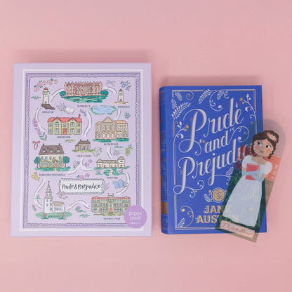 Pride and Prejudice Map - 500 Piece Jigsaw Puzzle